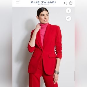 🚨CHIC RED Tahari Blazer